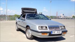 Chrysler LeBaron Turbo 1988  Start Up Exhaust and In Depth [upl. by Sirhc102]