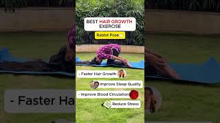 Asanas to Prevent Hair Fall  Yoga Asana  STOP Hairfall  Get Thick Hair  Trimuk yoga [upl. by Joby997]