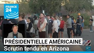 Présidentielle américaine  scrutin tendu en Arizona • FRANCE 24 [upl. by Ahsiam]