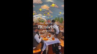 The History of Oktoberfest in Munich 🍻 [upl. by Anytsirk]