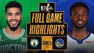 CELTICS at WARRIORS  FULL GAME 5 NBA FINALS HIGHLIGHTS  June 13 2022 [upl. by Nybbor]