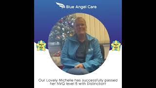 Michelle passes her NVQ Level 5 with Distinction  Home Care Registered Manager [upl. by Ojillek627]