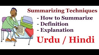 Summarizing tips  Summarizing Techniques  Urdu  Hindi [upl. by Layap746]