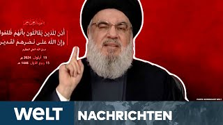 LIBANON PagerAttacken quotEine Kriegserklärungquot Jetzt reagiert HisbollahChef Nasrallah I STREAM [upl. by Jemima]