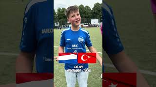 🇳🇱🇹🇷 Niederlande gegen die Türkei Wer gewinnt EURO2024withShorts [upl. by Ynehpets]