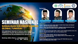 LIVE Seminar Nasional Sosialisasi Kalender Hijriah Global Tunggal [upl. by Wash]