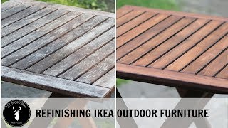 Refinishing Ikea outdoor furniture [upl. by Nymrak48]