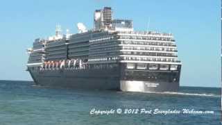 Holland America Lines WESTERDAM and her quotaward winningquot horn blasts 4252012 [upl. by Elmore]