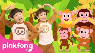 Monkey Banana Dance  Baby Monkey  Dance Along Song  Pinkfong Kids Songs [upl. by Nahtannhoj]