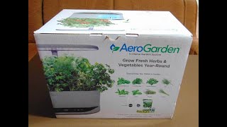 Unboxing Aerogarden Bounty Basic Hydroponic System [upl. by Weir]