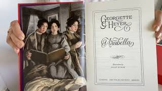 Folio Society Arabella Georgette Heyer slipcase showing booktube booktuber [upl. by Rico]