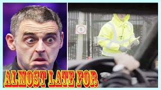 Ronnie OSullivan almost late for Masters clash as security fail to recognise snooker icon [upl. by Minardi]