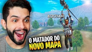 FUI PRA CIMA E MATEI MUITO NO NOVO MAPA DO FREE FIRE SÓ BALA NA CABEÇA [upl. by Shumway]