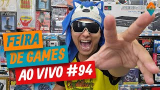 LIQUIDAÇÃO DE GAMES 🎮 Feira AO VIVO 🔴 c Ucolecionador Diego Ramires  Gameteczone 94 [upl. by Jesselyn429]