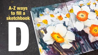 D  AZ Eazy Ways to Fill a Sketchbook azsketchbook [upl. by Cecile81]