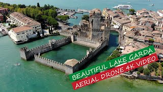 Beautiful Lake Garda Italy AERIAL DRONE 4K VIDEO [upl. by Slyke253]