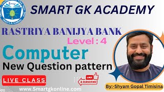 2080 Chaitra 21  Rastriya Banijya Bank Level4ComputerLive Class ByShyam Gopal Timisina [upl. by Nawk]