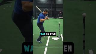 Stop flaring an OUTSIDE PITCH ☄️  with 12 year major leaguer weshelms18 hitting batting [upl. by Bullard]