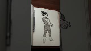 How to draw Vegeta by jollyarts shorts youtubeshorts shortsfeed drawing trendingshorts [upl. by Atibat]