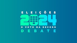 Debate com candidatos à Prefeitura de São Paulo DebateNaRECORD [upl. by Llekram167]