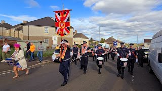 Pride of Bargeddie Flute Band  BARGEDDIE DAUGHTERS OF WILLIAM LLOL 215 70TH ANNIVERSARY 2024 [upl. by Jacenta]