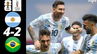 Argentina 4 x 2 Brasil ● 2026 World Cup Qualifiers Extended Goals amp Highlights ᴴᴰ [upl. by Adham]