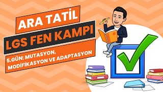 8SINIF LGS FEN MUTASYON  MODİFİKASYON KONU TEKRARI [upl. by Leid406]