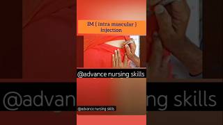 Intra muscular injection youtubeshorts ytshorts trendingshorts [upl. by Groos]