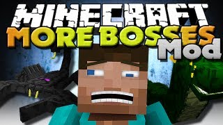 Minecraft Mod  Minecraft Mods  Ultimate Bosses Mod  New Bosses Mobs and Items [upl. by Etteragram]