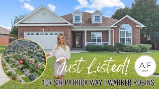 107 Sir Patrick Way Warner Robins GA [upl. by Ardnosac306]