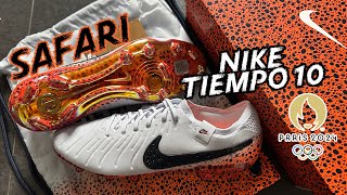 Nike Tiempo Legend 10 Elite Olympics  Safari Jamal Musiala Boot [upl. by Edecrem]