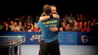 ITTF Legends Tour Highlights JanOve Waldner Vs Jean Michel Saive FINAL [upl. by Loriner276]