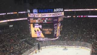 Carl Hagelin Tribute Video Live  In Arena 31219 [upl. by Atinomar828]