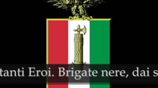 inno delle brigate nere canti rsi [upl. by Tabb]