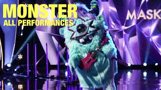 Monster All Performances amp Reveal Masked Singer [upl. by Amhser]