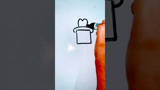 Easy square drawing kidsdrawing howtodraw shorts ​⁠ PalakEducationArts [upl. by Studner]