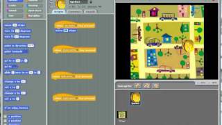 Scratch and BeeBots  Lesson 3  making the bee bot move [upl. by Darryl811]