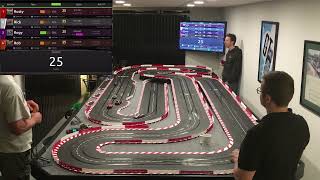 Carrera Digital 132 group race testing pace car with Smart race app [upl. by Ainad]