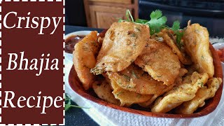 Crispy Bhajia Recipe  How To Make Bhajia [upl. by Ojibbob]