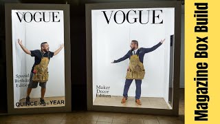 I Built a Vogue Booth in a Magazine Box and Heres How I did it [upl. by Anoyi791]