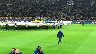 Schiri verläuft sich beim Intro  BVB  Spurs  Champions League [upl. by Zitvaa]