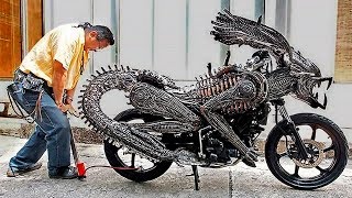 10 WEIRDEST MOTORCYCLES IN THE WORLD [upl. by Aikemat]