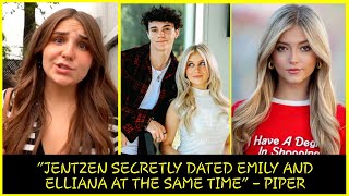 Piper Revealed that Jentzen SECRETLY DATED Emily While Dating Elliana Jelliana was a Lie😭 [upl. by Nawuj]