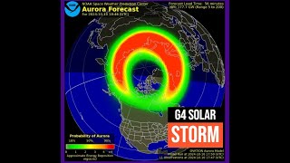 Severe G4 Solar Storm happening now Will we see G5 Thursday Earthquake update 10102024 [upl. by Keriann680]