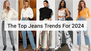 The Top Jeans Trends For 2024 [upl. by Kcirad692]