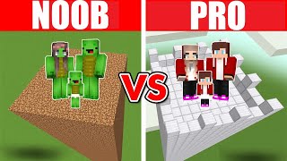 Minecraft NOOB vs PRO SAFEST SECURITY TOWER BUILD CHALLENGE TO PROTECT FAMILY [upl. by Erida]