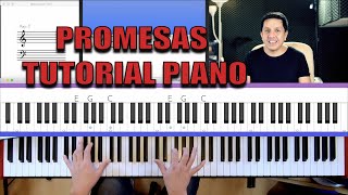 Promesas  Maverick city  PIANO TUTORIAL [upl. by Zonda]