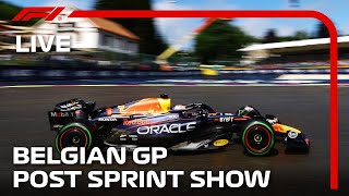 F1 LIVE Belgian Grand Prix Post Sprint Show [upl. by Yoc507]