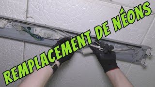 Remplacement danciens néons [upl. by Eemia544]