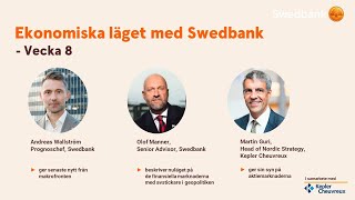 Ekonomiska läget med Swedbank vecka 8 2023 [upl. by Nillad861]